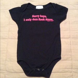 Baby Rock onesie. Size 6-12M
